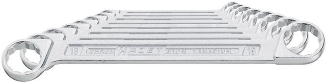 Zest.kluczy oczkow.2-str.DIN837B 6-22mm,8-cz. HAZET