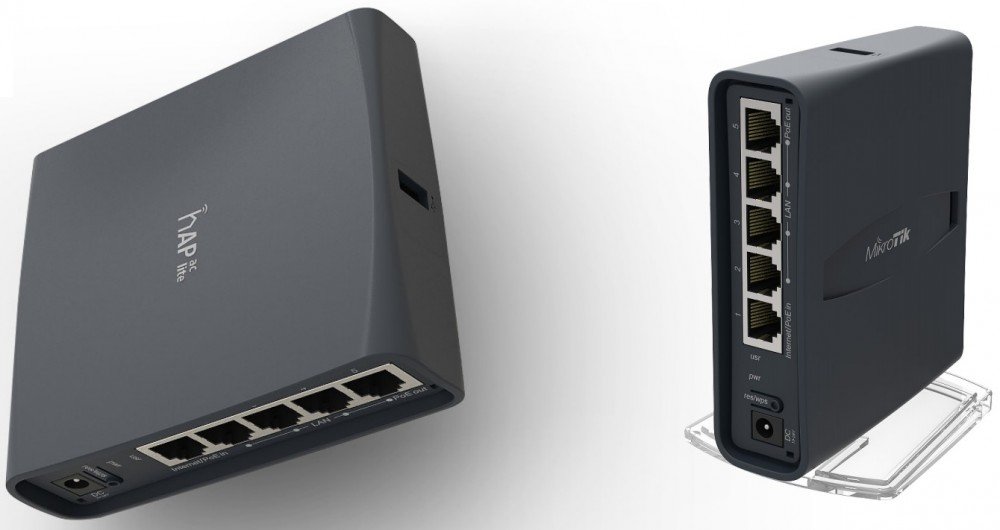 MikroTik (RB952Ui-5ac2nD-TC) Mikrotik hAP ac lite tower Czarny Obsługa PoE