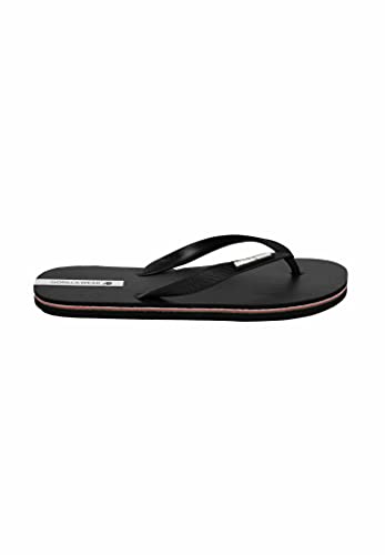 Gorilla Wear - Klapki Kokomo – czarne – wygodne w czasie wolnym, antypoślizgowe, unisex z logo dla maksymalnej swobody ruchów z gumy EVA