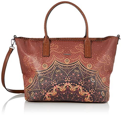 Desigual Torba damska TEKILA Sunrise_HOLBOX 2 ramiona, Koniak, Rozmiar Uniwersalny