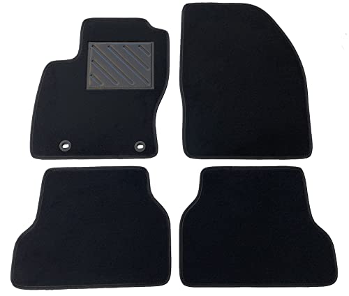 MTC Dywaniki samochodowe do Ford Focus II od 2004 do 2011 Fix owalne szyte na miarę, antypoślizgowe, ochraniacz na pięty z PCW
