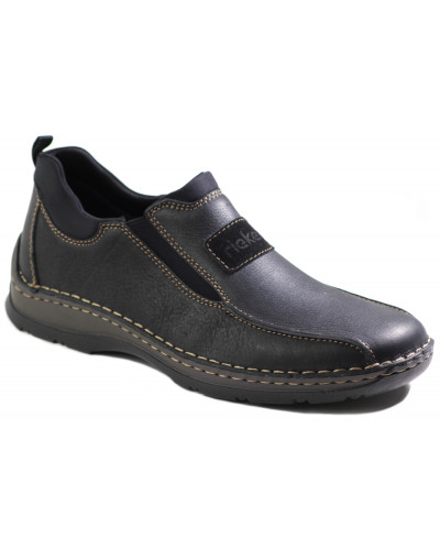 PÓŁBUTY RIEKER - 05363-00 BLACK - Rieker