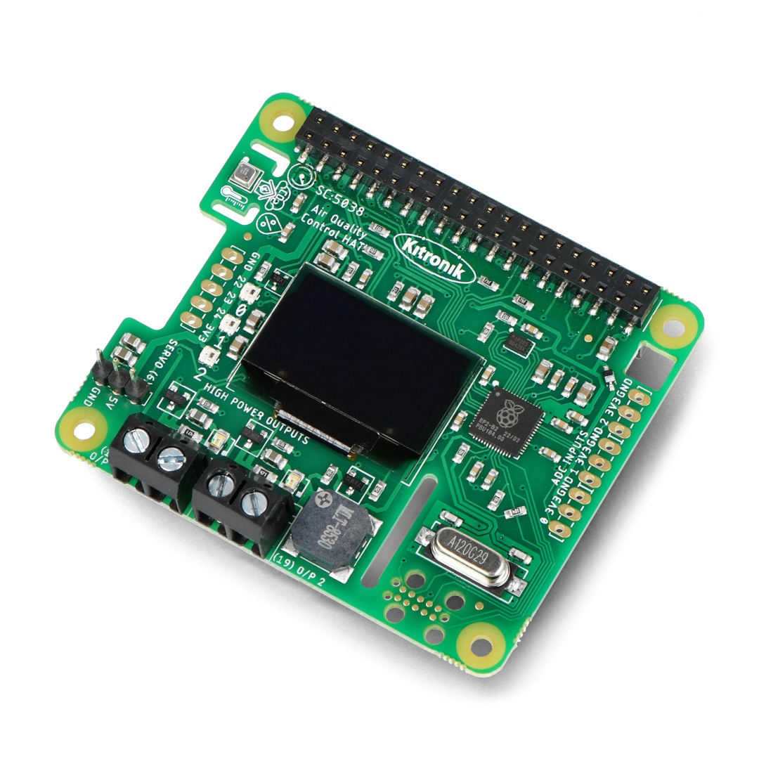 Air Quality Control - nakładka do Raspberry Pi - Kitronik 5038