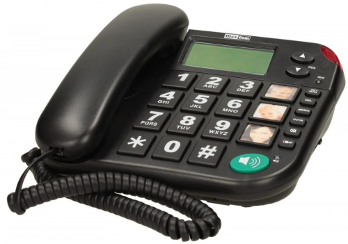 Telefon Stacjonarny Maxcom KXT480 przewodowy Czarny
