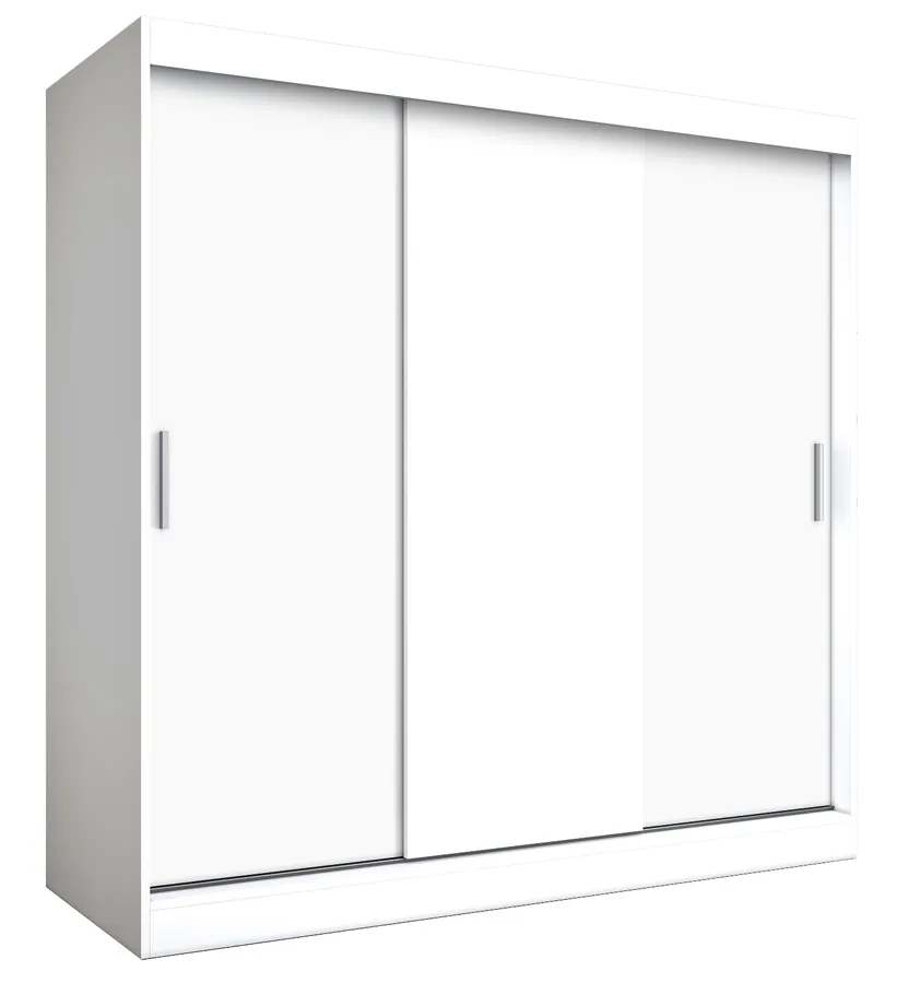 Szafa Przesuwna 200 Cm Biała H1-K65