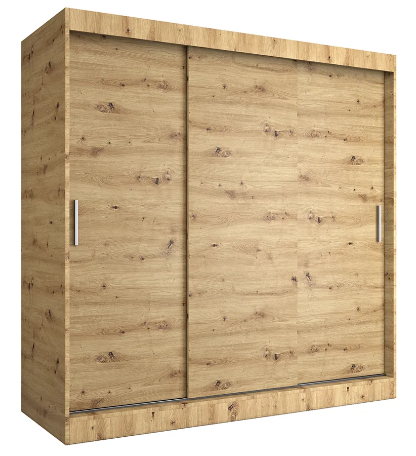 Szafa przesuwna 200 cm dąb artisan P0-L24