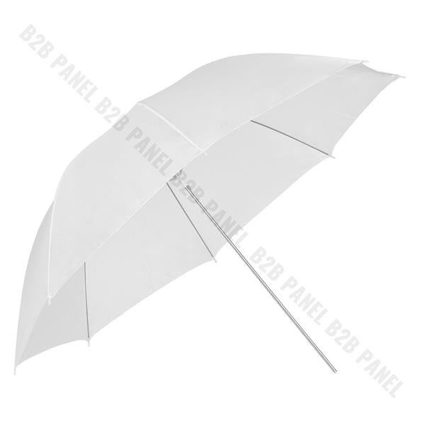 GlareOne Parasolka studyjna GlareOne transparentna biała 110cm 11396-uniw