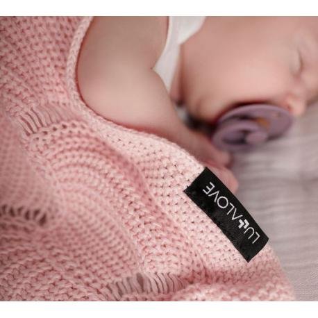 Lullalove Kocyk muszelka - całoroczny, różowy kwarc 552-uniw