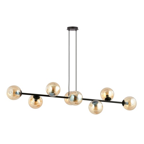 Emibig ROSSI 8 BL MIODOWY 876/8 lampa wisząca 8x40W/E14 IP20 876/8