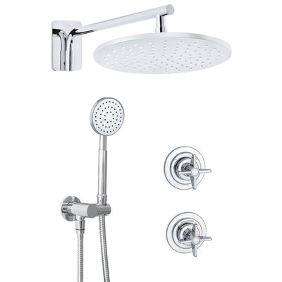 Zestaw prysznicowy podtynkowy Temisto chrom Deante