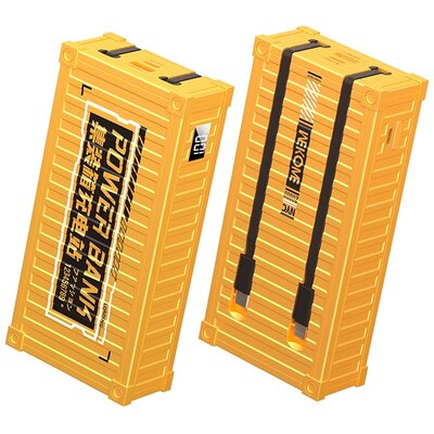 Powerbank WEKOME WP-339 Container Series 10000 mAh 20W + 22.5W Srebrny