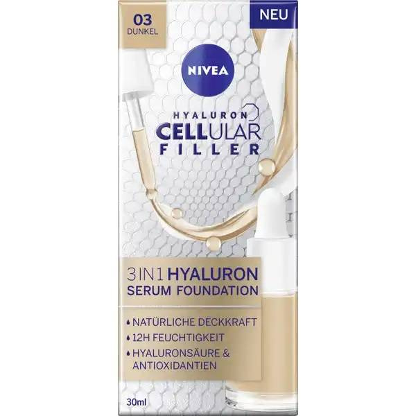 Cellular Filler 3in1 Hyaluron Serum Foundation podkład do twarzy 03 Dunkel 30 ml