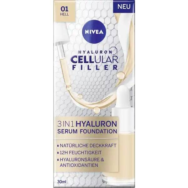 Cellular Filler 3in1 Hyaluron Serum Foundation podkład do twarzy 01 Hell 30 ml