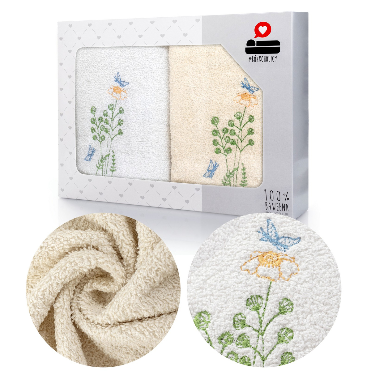 Komplet Ręczników 2szt. 70x140 Luba 21