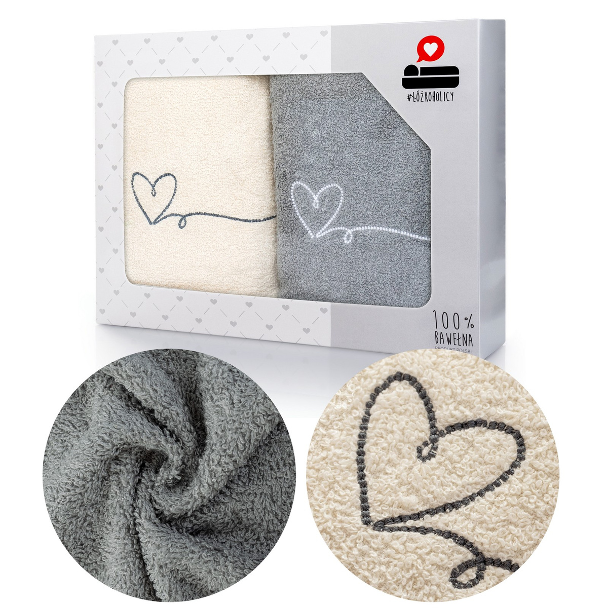 Komplet Ręczników 2szt. 70x140 Luba 13