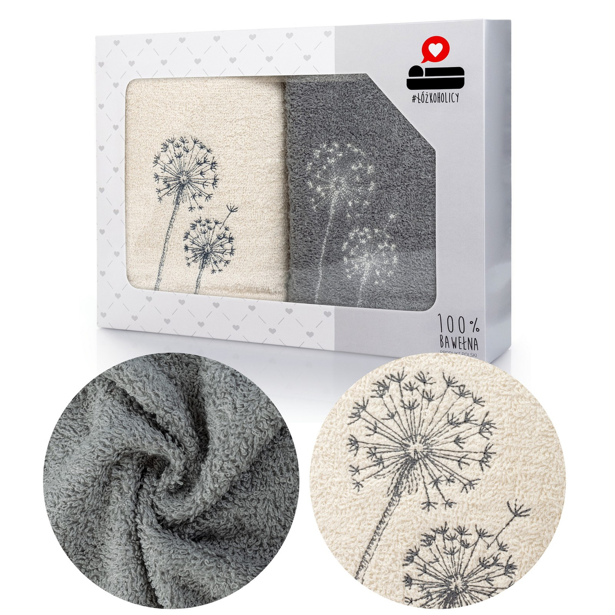 Komplet Ręczników 2szt. 70x140 Luba 06