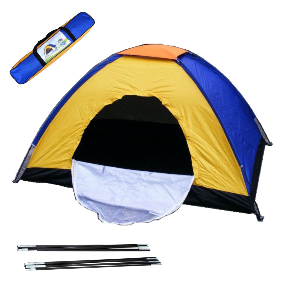 NAMIOT TURYSTYCZNY MOSKITIERA 2/3 OSOBOWY  KOLOR CAMPING 2x1,5m