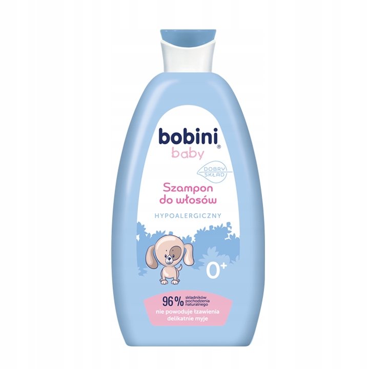 BOBINI Baby Szampon hypoalergiczny dla niemowląt- wiek 0+ - 300ml