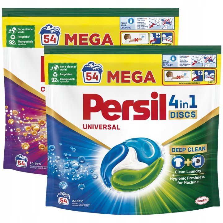 Persil Discs Color Kapsułki do Prania Mix 54szt x2