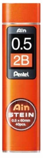 Grafity ołówkowe PENTEL AinStein 0,5 2B 40SZT XL