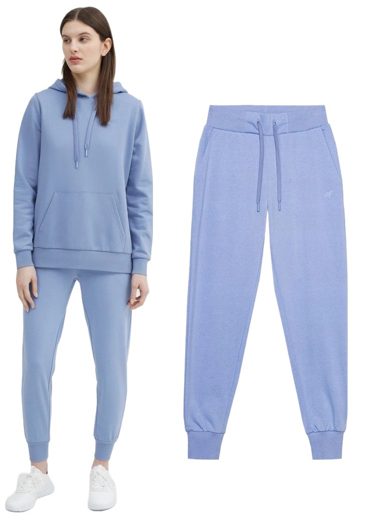 SPODNIE DRESOWE 4F JOGGERY TRENINGOWE Spodnie damskie 4F denim