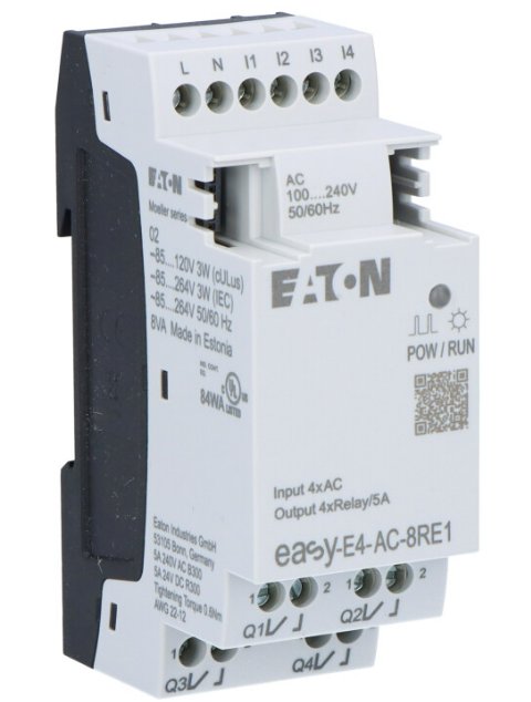 Eaton Rozszerzenie wejśćwyjść easyE4 230VACDC 4DI 4DO-R EASY-E4-AC-8RE1 197221 197221