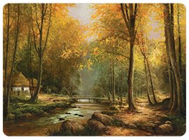 Podkładki korkowe z nadrukiem, reprodukcje w rozmiarze 30x40 cm