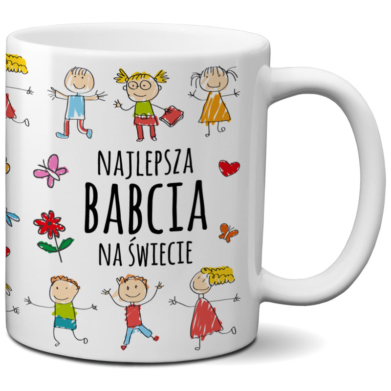 Kubek z nadrukiem - Najlepsza Babcia na świecie