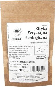 Gryka zwyczajna nasiona 100g miododajna