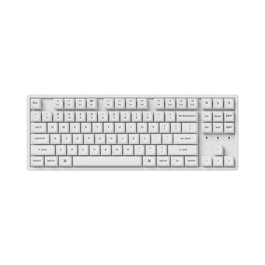 Keychron K8 Pro QMK/VIA Bezprzewodowa Biała Mechaniczna RGB LED Red Keychron Hot-swap