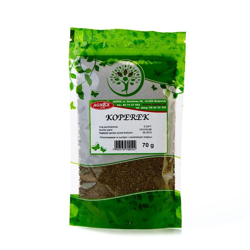 Agnex Koperek suszony 70g