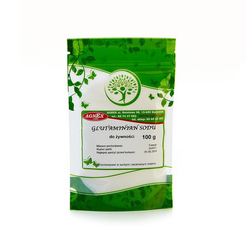 AGNEX Krzysztof Wierzbicki Glutaminian monosodowy E621 100g GLUTAMINIAN SODU