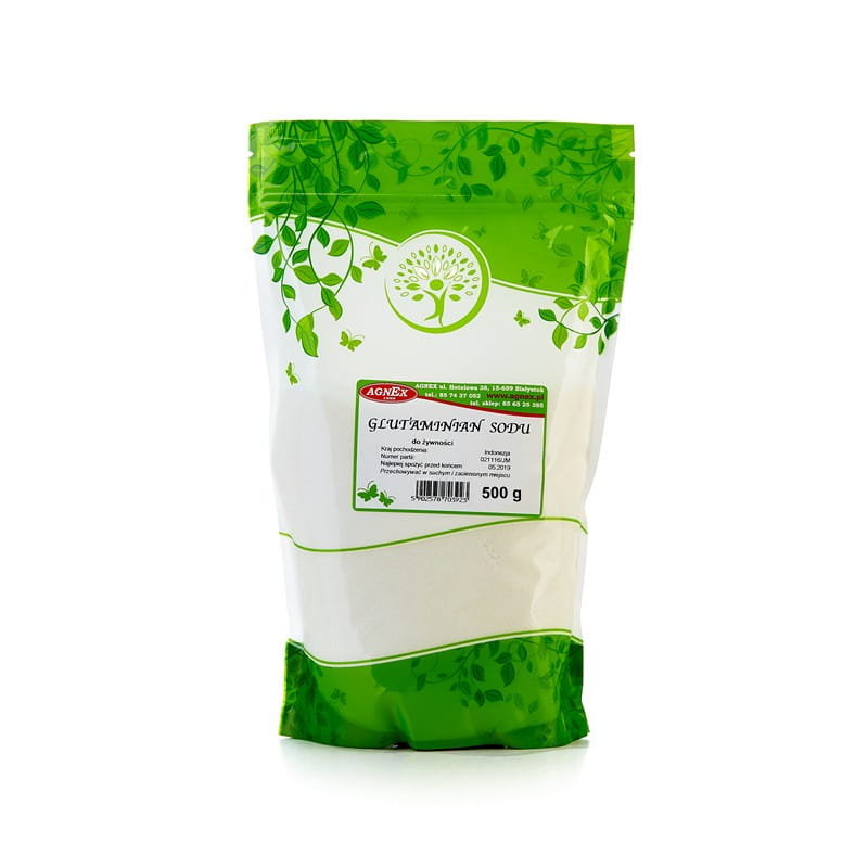 Agnex Krzysztof Wierzbicki Glutaminian monosodowy E621 500g GLUTAMINIAN SODU(2)