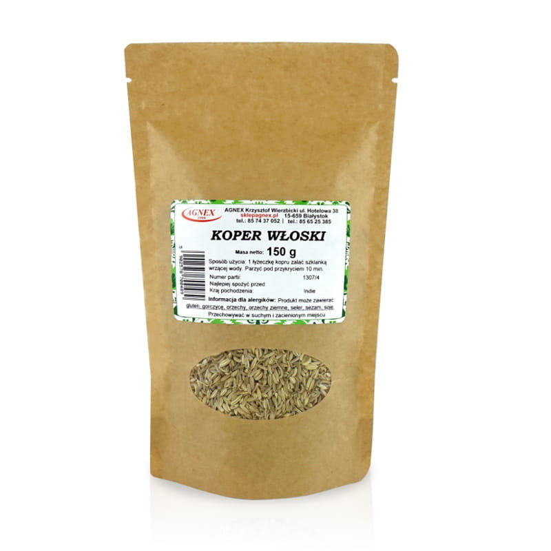 Agnex krzysztof wierzbicki Koper włoski 150 g KOPER WŁOSKI