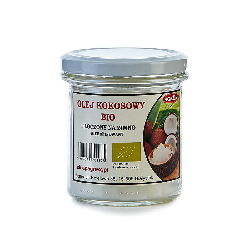 Agnex krzysztof wierzbicki Agnex BIO Olej kokosowy 270 ml - TŁOCZONY NA ZIMNO