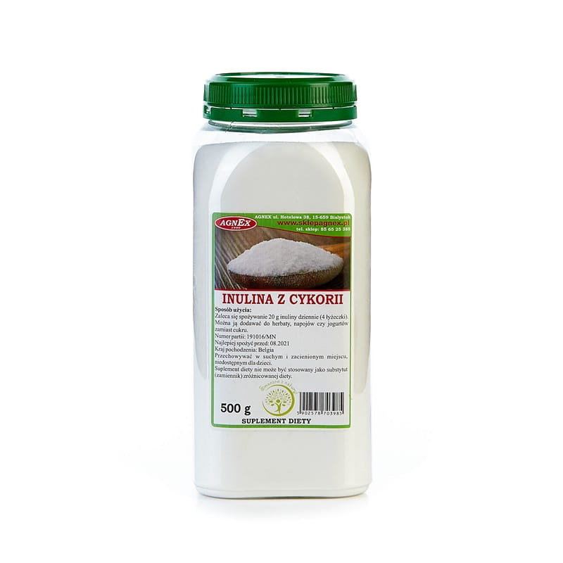 AGNEX krzysztof wierzbicki Inulina z cykorii 550g - słoik INULINA(1)