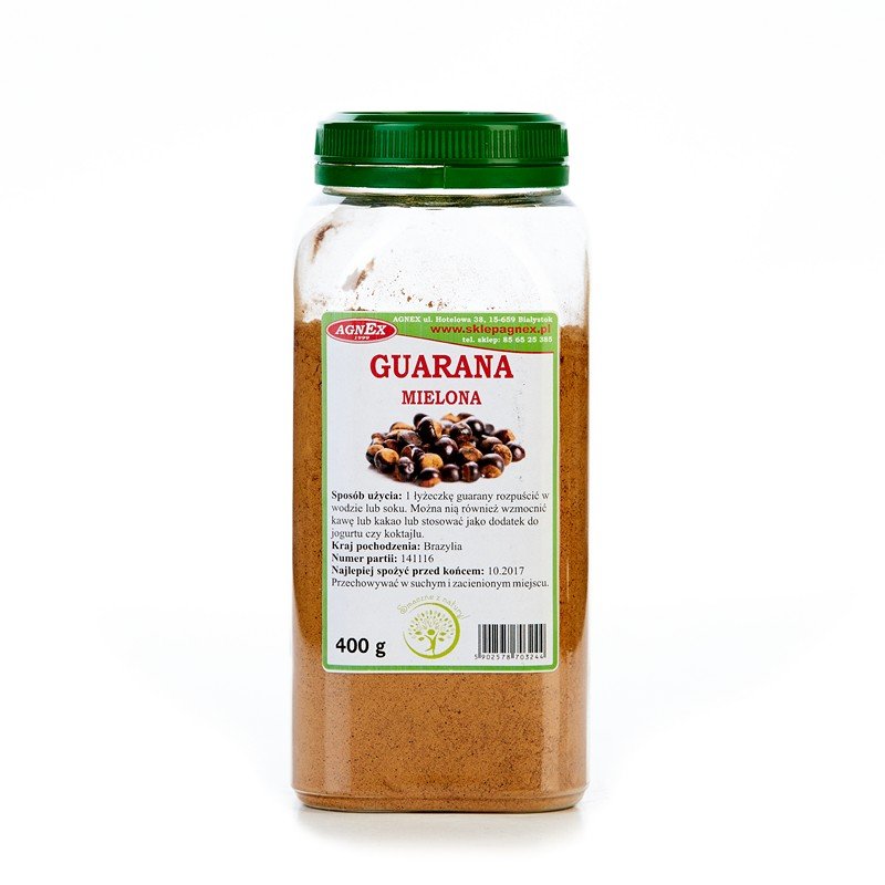 Agnex Guarana mielona 400g GUARANA(1)