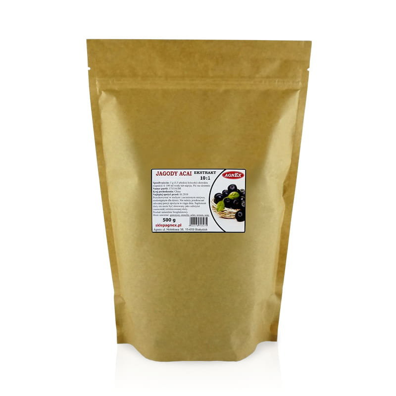 Agnex Jagody acai ekstrakt 4:1 500g ACAI(1)