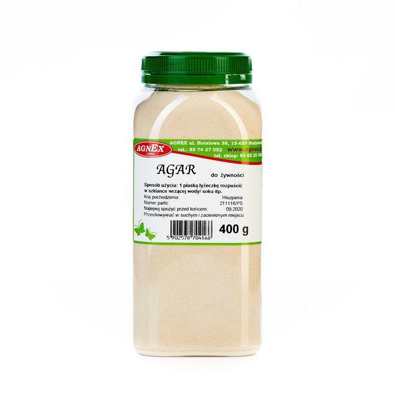 AGNEX Krzysztof Wierzbicki Agar 400g - słoik AGAR(2)