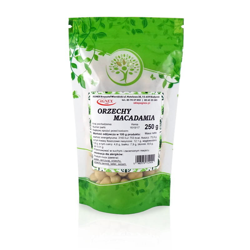 Agnex Orzechy macadamia 250 g