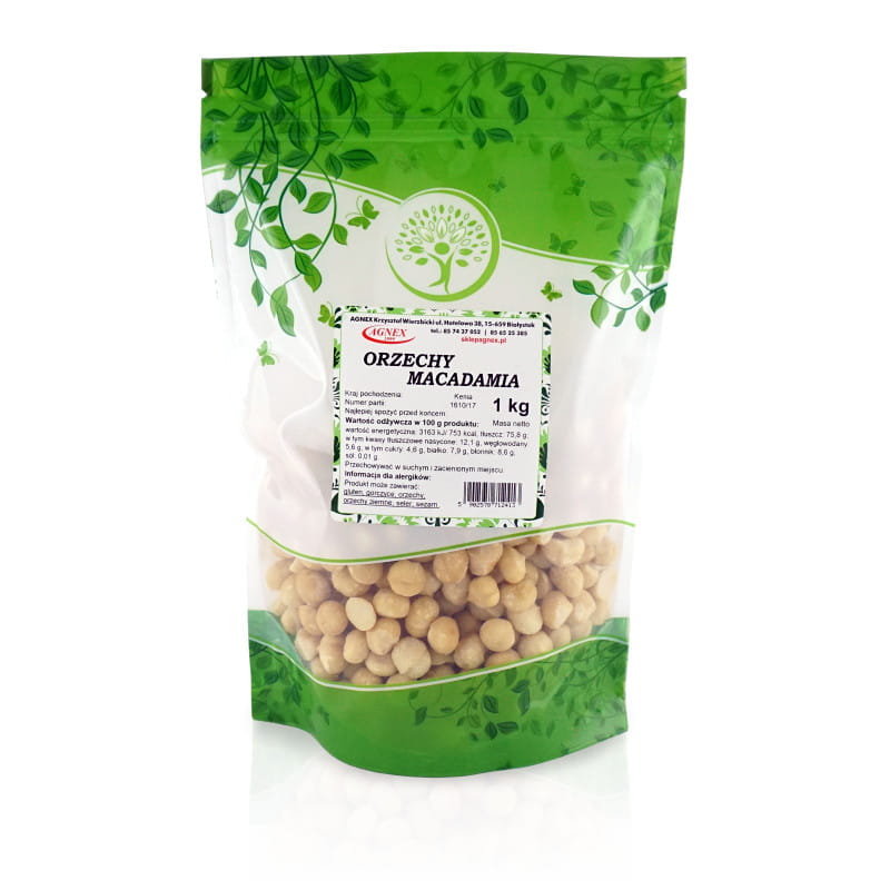 Agnex Orzechy macadamia 1 kg