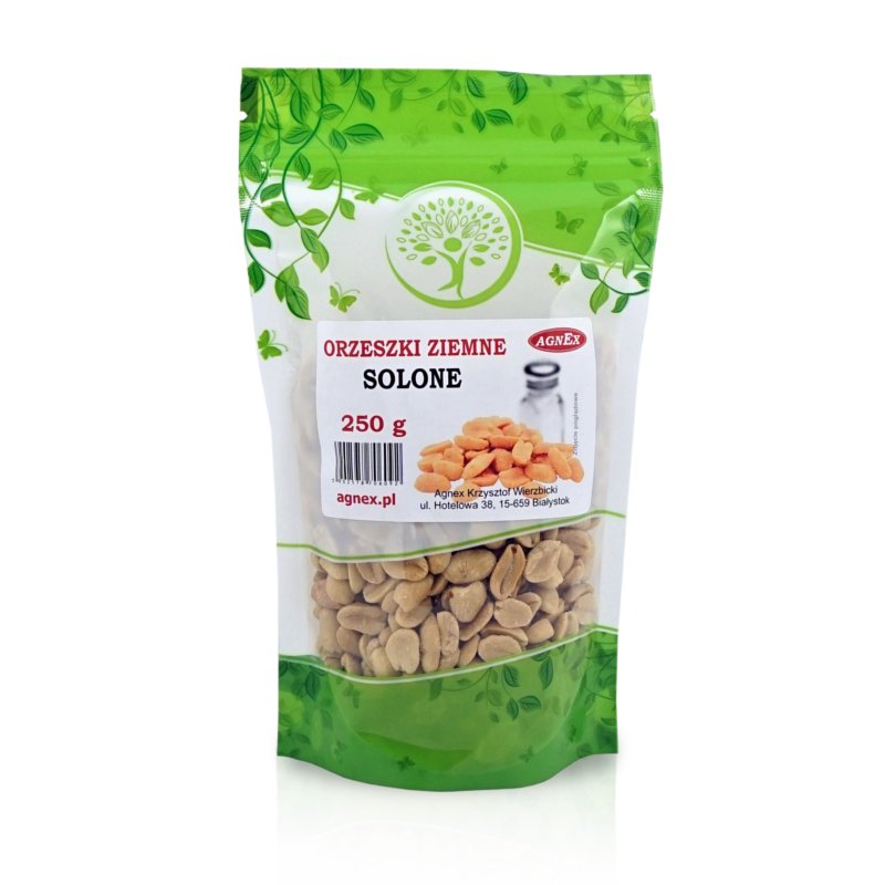 Agnex krzysztof wierzbicki Agnex Orzeszki ziemne prażone solone 250 g