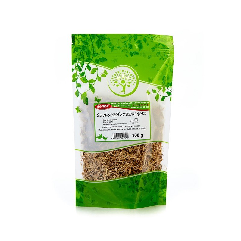 Agnex Żeń-szeń syberyjski 100g ŻEŃ-SZEŃ