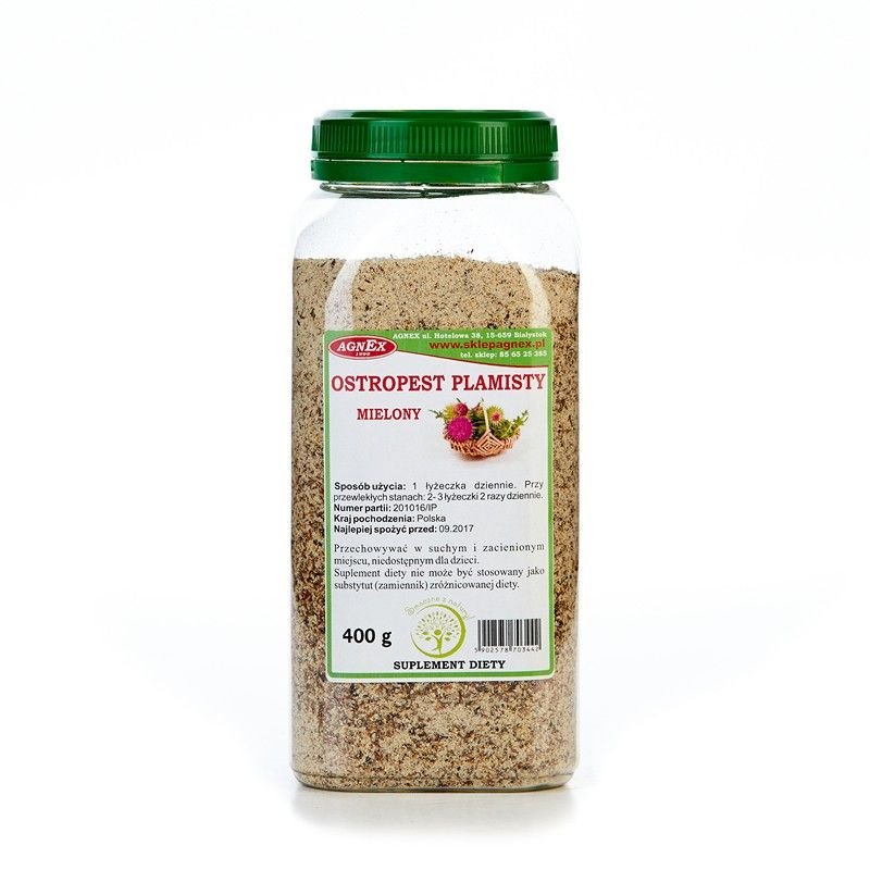 Agnex Agnex ostropest mielony 400g słoik 2563