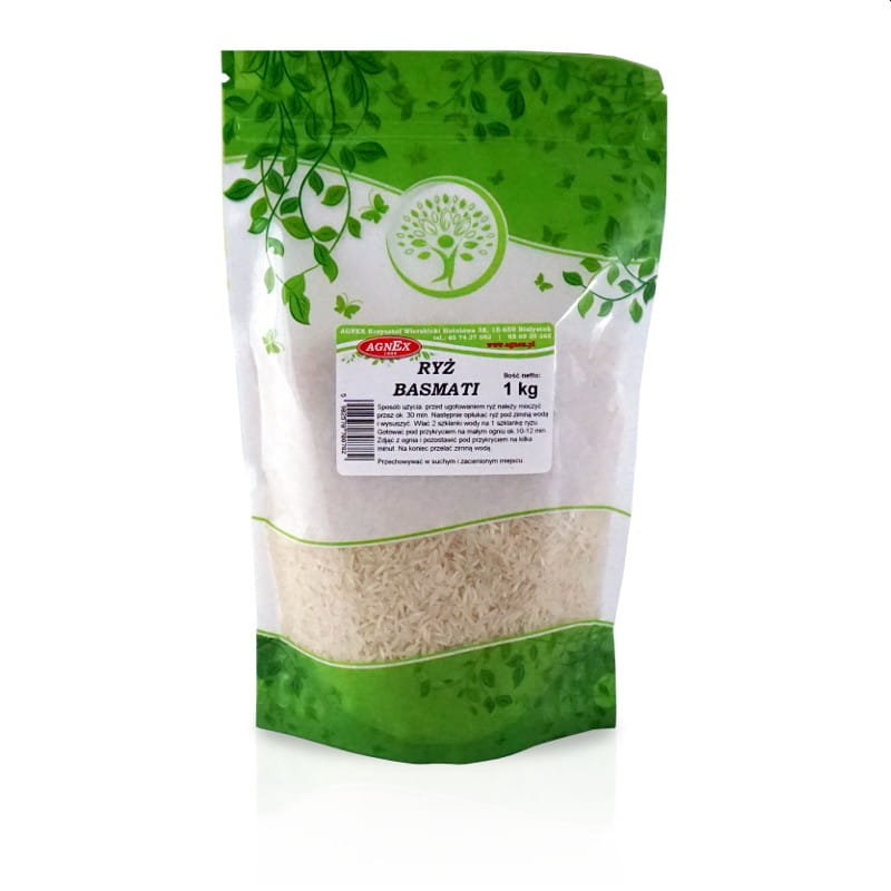 Agnex Ryż basmati 1 kg RYŻ BASMATI(1)