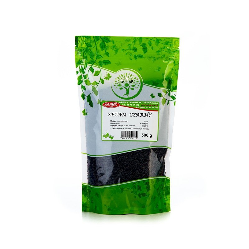 Agnex Krzysztof Wierzbicki Sezam czarny 500g SEZAM CZARNY(1)