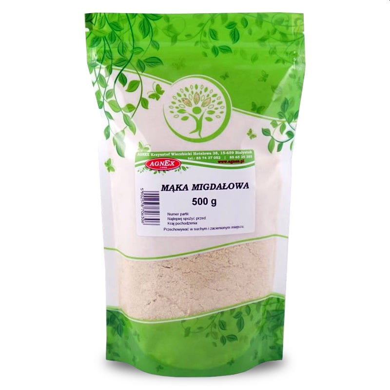 Agnex Mąka migdałowa 500 g MĄKA MIGDAŁOWA (1)