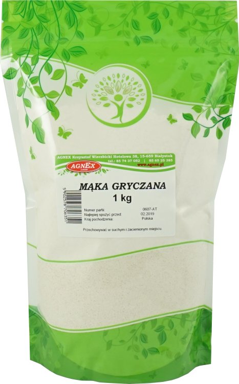 Agnex Mąka gryczana 1 kg MĄKA GRYCZANA(1)