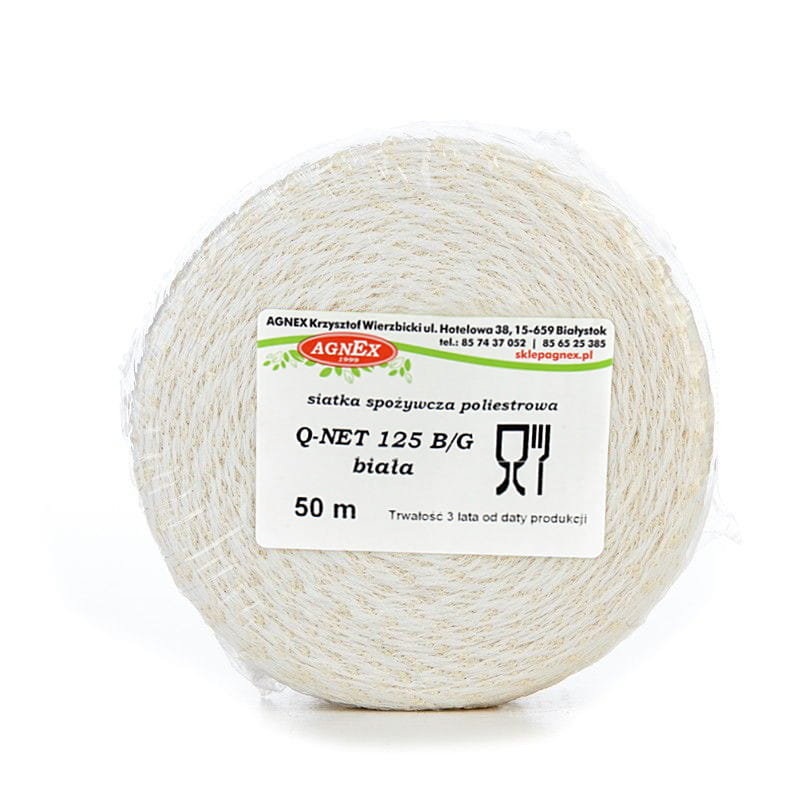 AGNEX Krzysztof Wierzbicki Siatka Q-NET 125 BEZ GUMY 50 mb SIATKA Q-NET 125 (1)