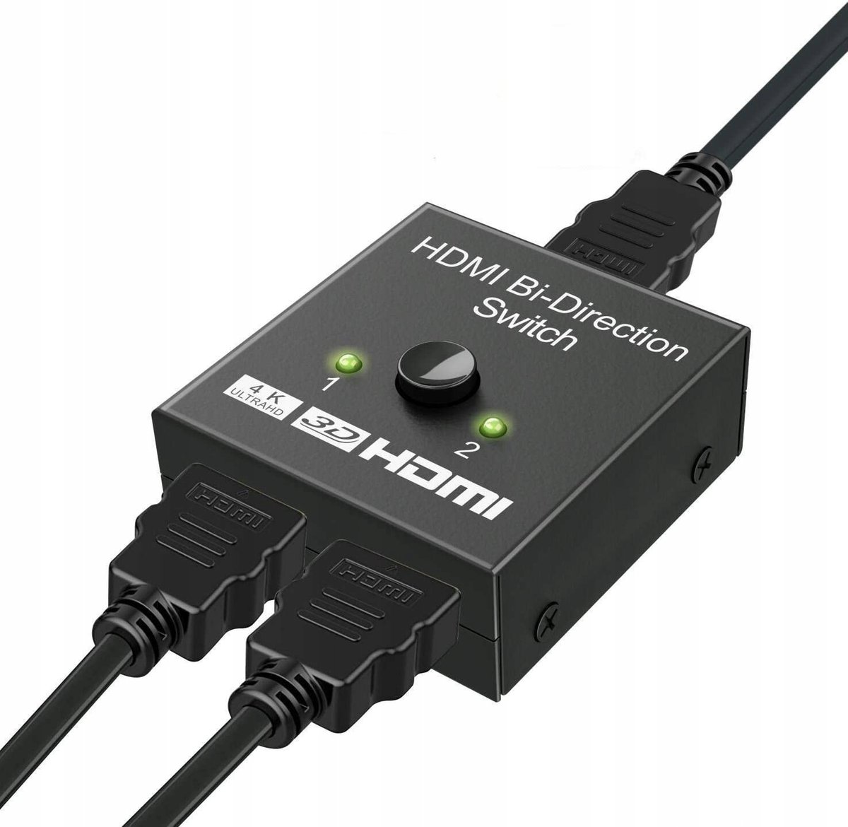 Switch Hdmi 2X1 Rozdzielacz Splitter 4Kx2K Full Hd